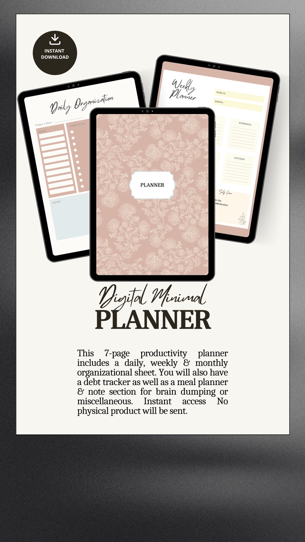 Minimal Digital Planner