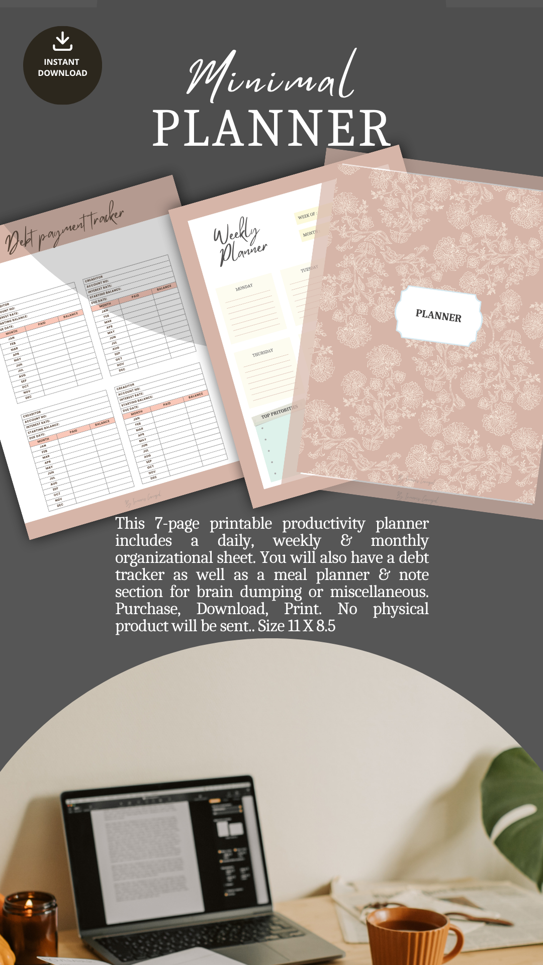 Minimal Printable Planner